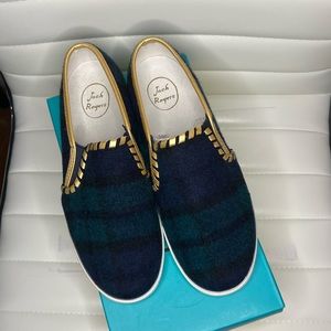 Jack Rogers Brynne Slip On in Blackwatch Plaid